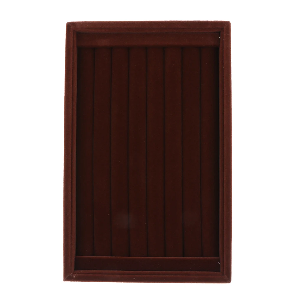 

Precious Velvet Ring Display Tray Storage Showcase Ear Studs Earrings Pendant Jewelry Organizer Jewelry Packaging
