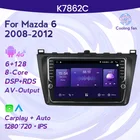 NaviFly K7862C 6G 128G 1280*720 Android 10 Автомобильный GPS Радио Видео плеер для Mazda 6 GH 2007 - 2012 Авто навигация Мультимедиа DSP