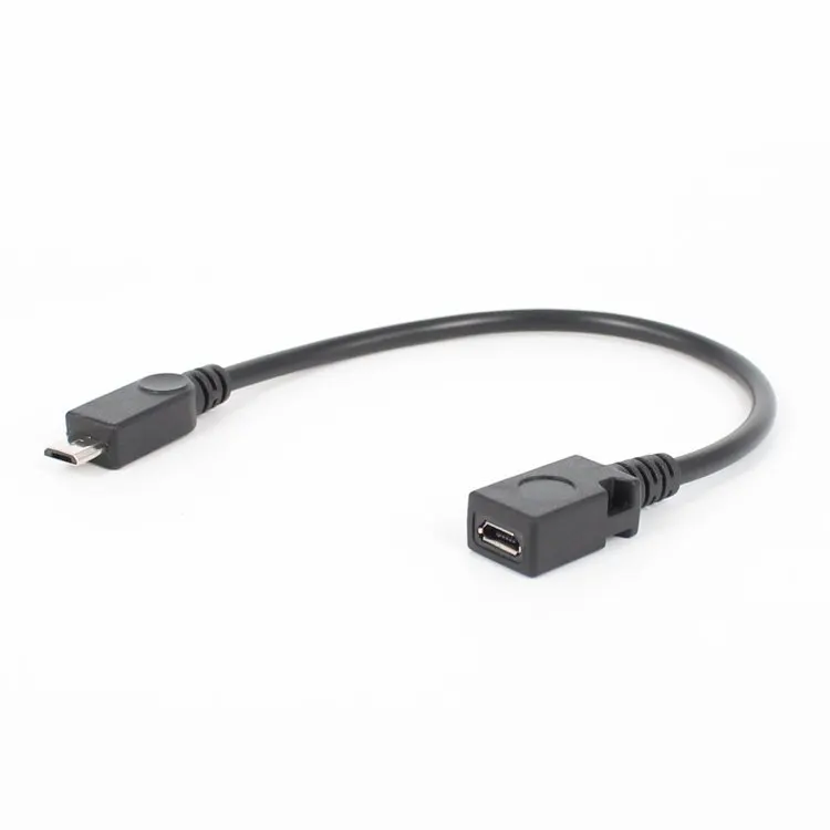 Micro USB 2 0 Тип B Мужской к женскому удлинитель Высокое качество кабель провод 5p