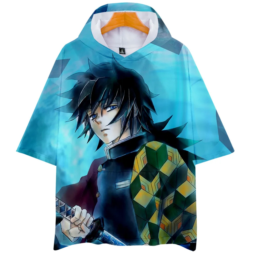 Модная футболка для мужчин и женщин повседневные кофты с 3D принтом из аниме