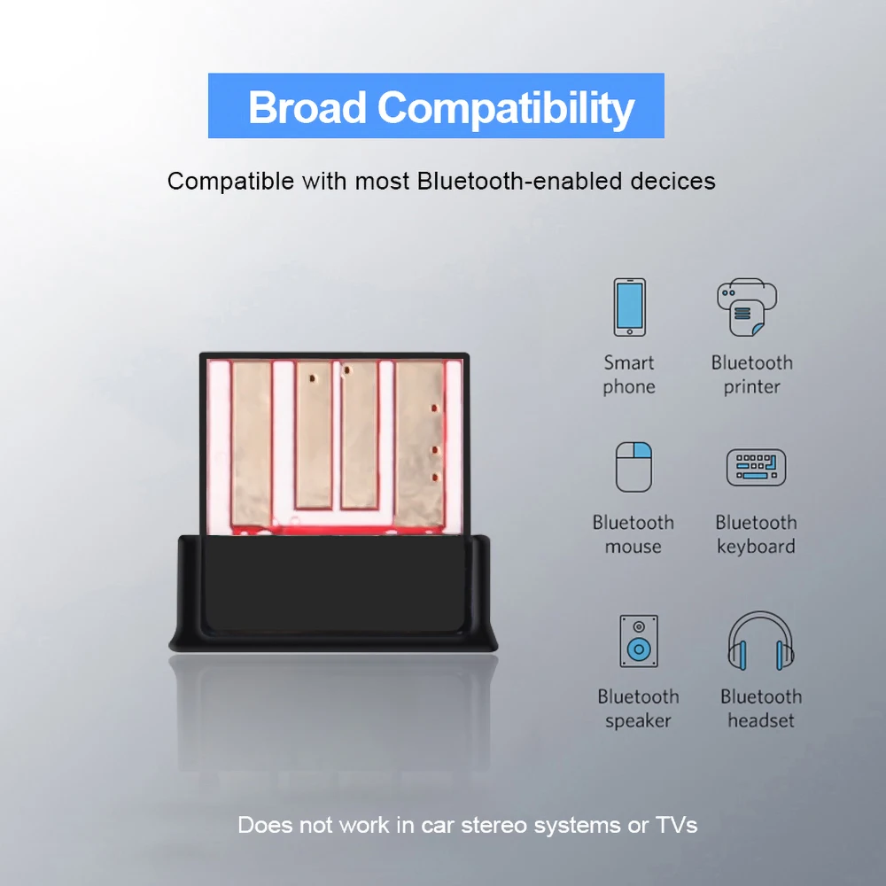 Беспроводной адаптер Kebidu с мини-USB Bluetooth 5 0 аудиоприемник передатчик для ПК