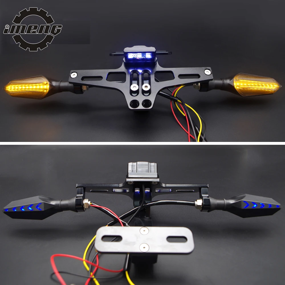 Кронштейн номерного знака монстра 796 для мотоцикла с ЧПУ pw 50 benelli tnt 135 dr650 kawasaki