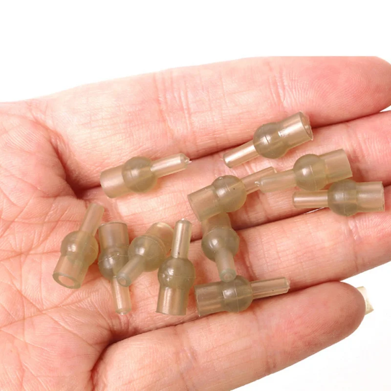 

50pcs Gourd Hose Eight-shaped Ring Rubber Protective Sleeve Wear-resistant and Corrosion-resistant Fishing Accessories