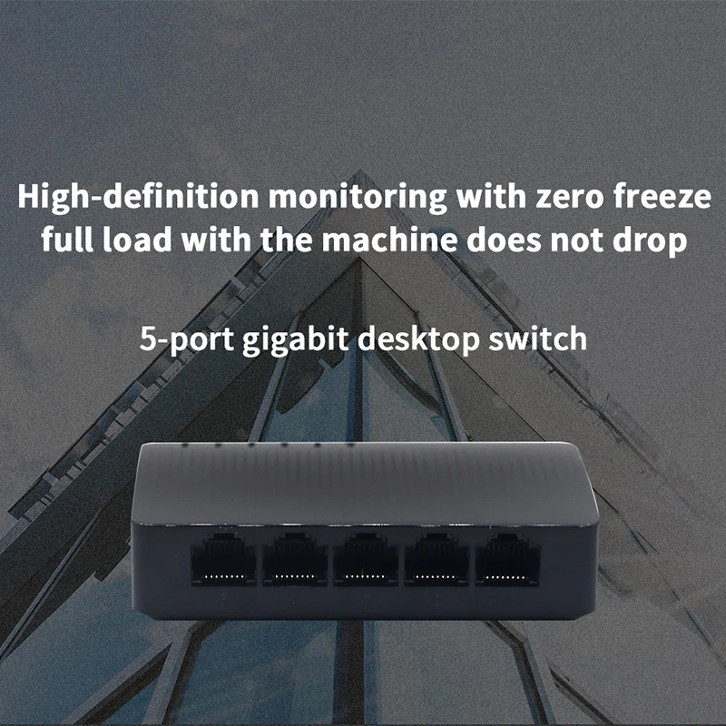 GLSG105 5 Порты и разъёмы гигабитный настольный коммутатор Soho Ethernet мини