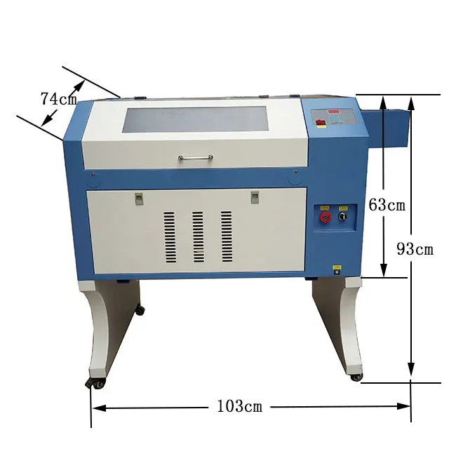 TS4060 с системой M2 лазерный гравер/лазерная гравировка режущая машина 400*600 мм 80 Вт