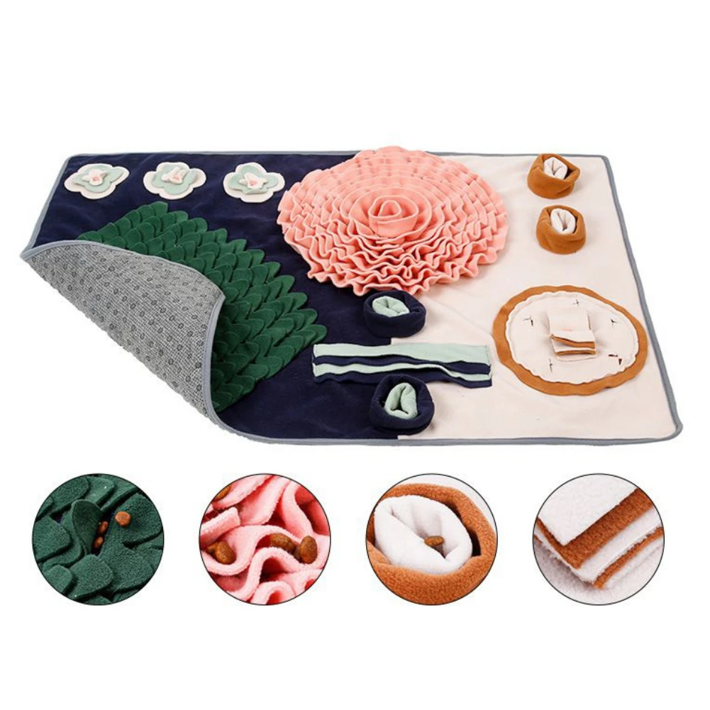 Коврик для дрессировки собак кошек чувство запаха энергетический пазл игрушки