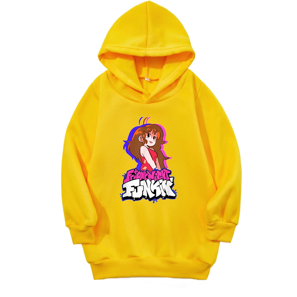 

Children Cartoon Friday Night Funkin Printed Hoodie Baby Boy Clothes Outdoor Sports Hoodoy Coat Girl Clothing Loose Fall Winter