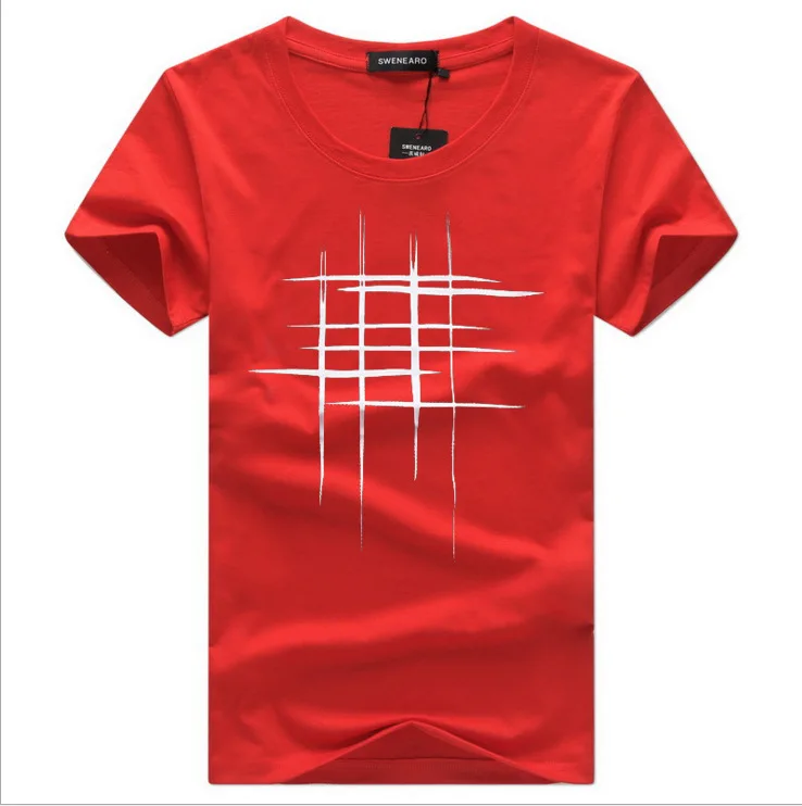 

4Pcs/lot Men Summer T- shirt Brand-Clothing Print T shirt Male Print Slim Fit Short Sleeve Tshirt Yellow White Tshirt For Male