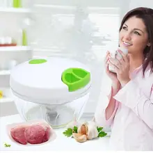 Ручная мясорубка измельчитель Чеснок резак безопасность и нетоксичность еда слайсер Прочный портативный кухонные гаджеты аксессуары