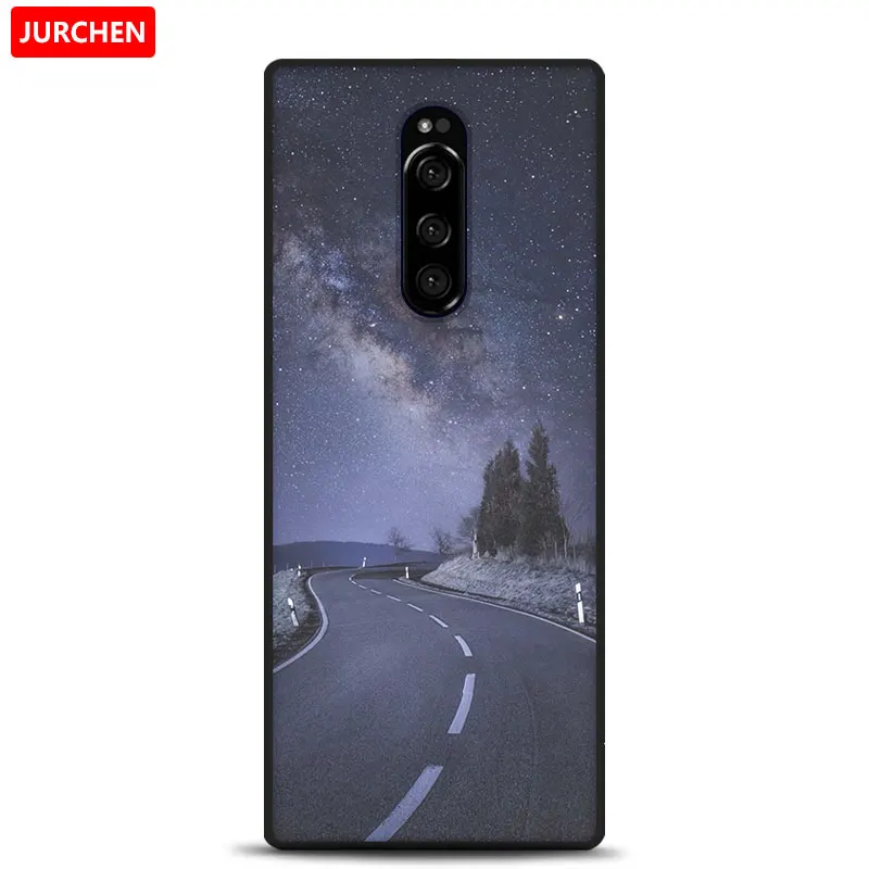 18 Чехол jurchen для sony Xperia 1, чехол для Xperia One, милый мультяшный Мягкий силиконовый чехол из ТПУ для sony Xperia1 sony 1, чехол - Цвет: 18