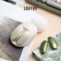 original xiaomi lofree petal mouse wireless bluetooth dual mode mouse girl likes notebook desktop computer office and home use