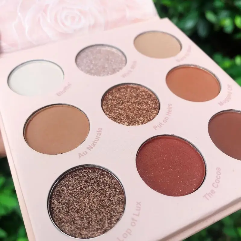 Новинка 2020 Палетка теней для век с розовыми пластинами перламутровые