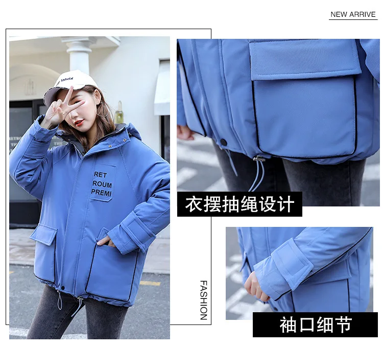 Abrigos Mujer Invierno Short Winter Jacket Women Fur Cotton Padded Jacket Female Parka Womens Jacket Winter Coat for Woman