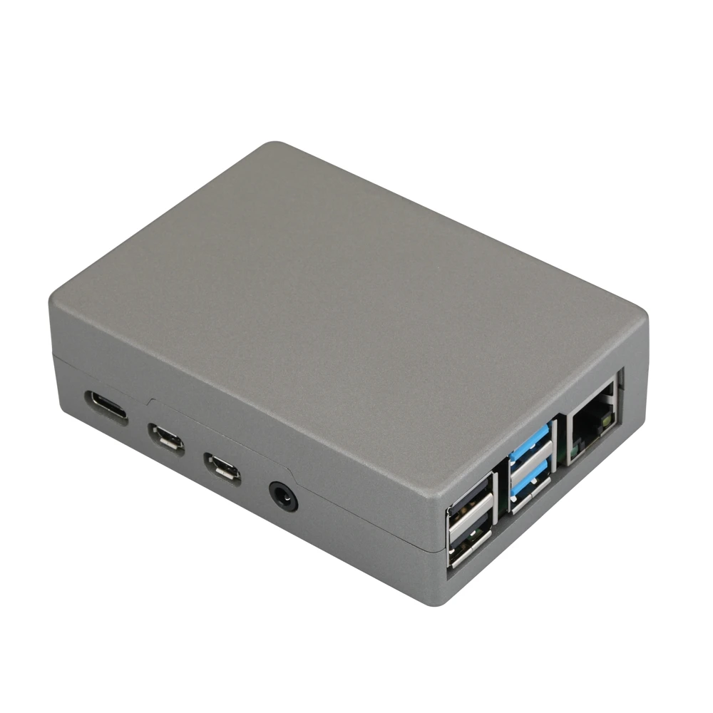 Raspberry Pi 4 Модель B алюминиевый черный серебристый чехол RPI 4B металлический корпус