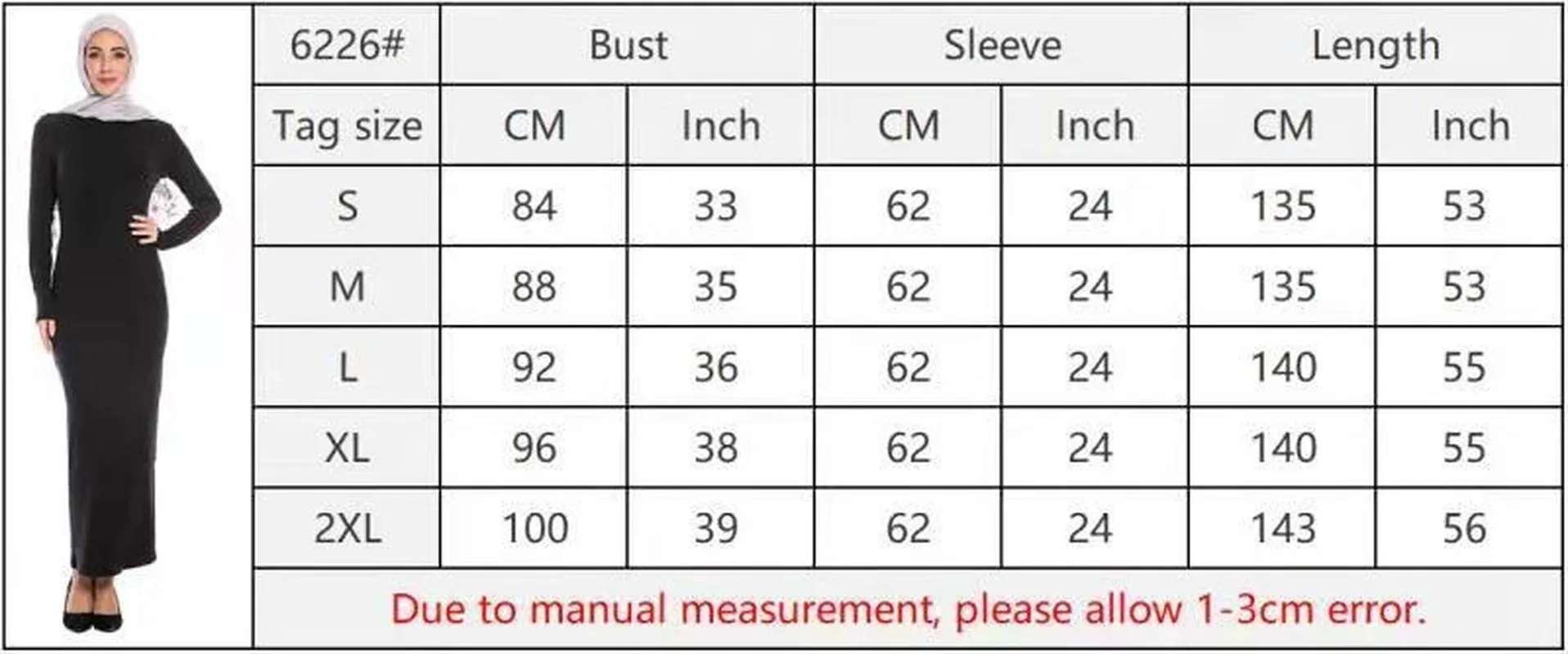 

Muslim Dress Muslim Fashion Slim Bottoming Stretch Women Dress Middle East Saudi Arabia Dubai Abaya Turkey Long Dress Donsignet