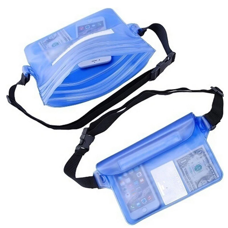 

Tablet Swimming Bag Mobile Phone Pouch Packing Bag Large Case For Ipad Surfing Diving Swim Waist Belt Bag For Beach Use