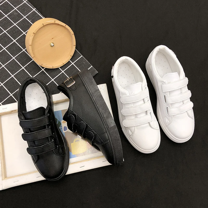 

Women White Sneakers Summer Round Head Vulcanized Shoes 2021 New Simplicity Outdoor Non-slip Student Woman Casual Shoes