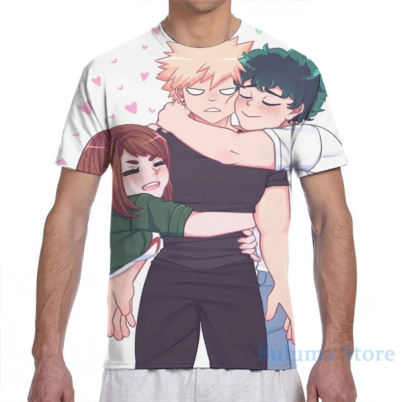 izukacchako men T-Shirt women all over print fashion girl t shirt boy tops tees Short Sleeve tshirts | Мужская одежда