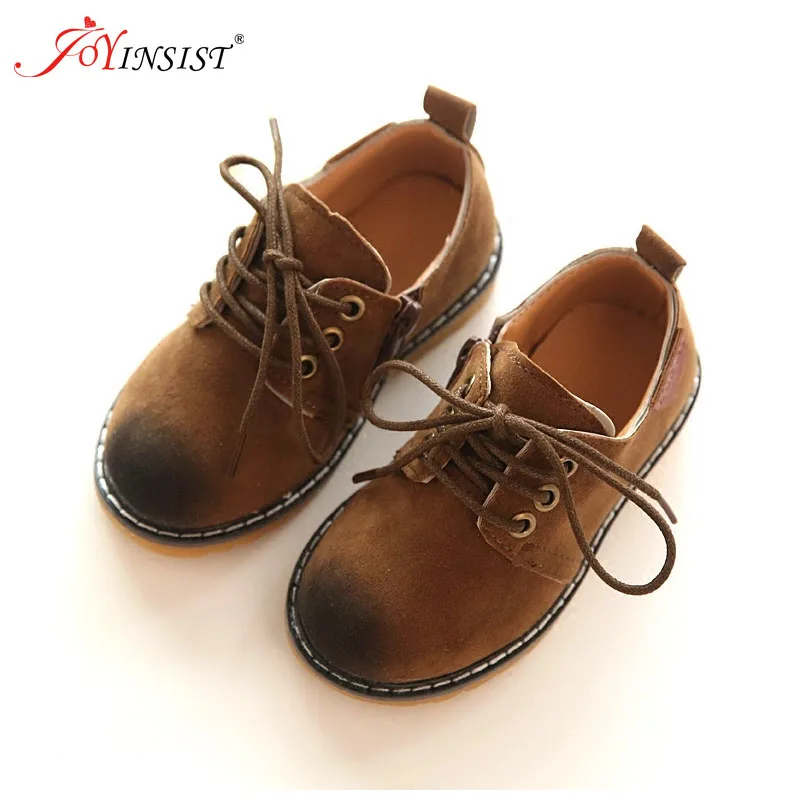 

Весенняя модная винтажная кожаная детская обувь, женская обувь для мальчиков, Ботинки martin