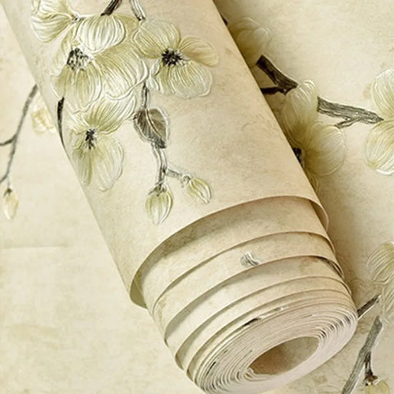 

Classical Style Non-Woven Self Adhesive Bedroom Warm Dormitory Living Room Wall TV Background Wallpaper Home Decoration