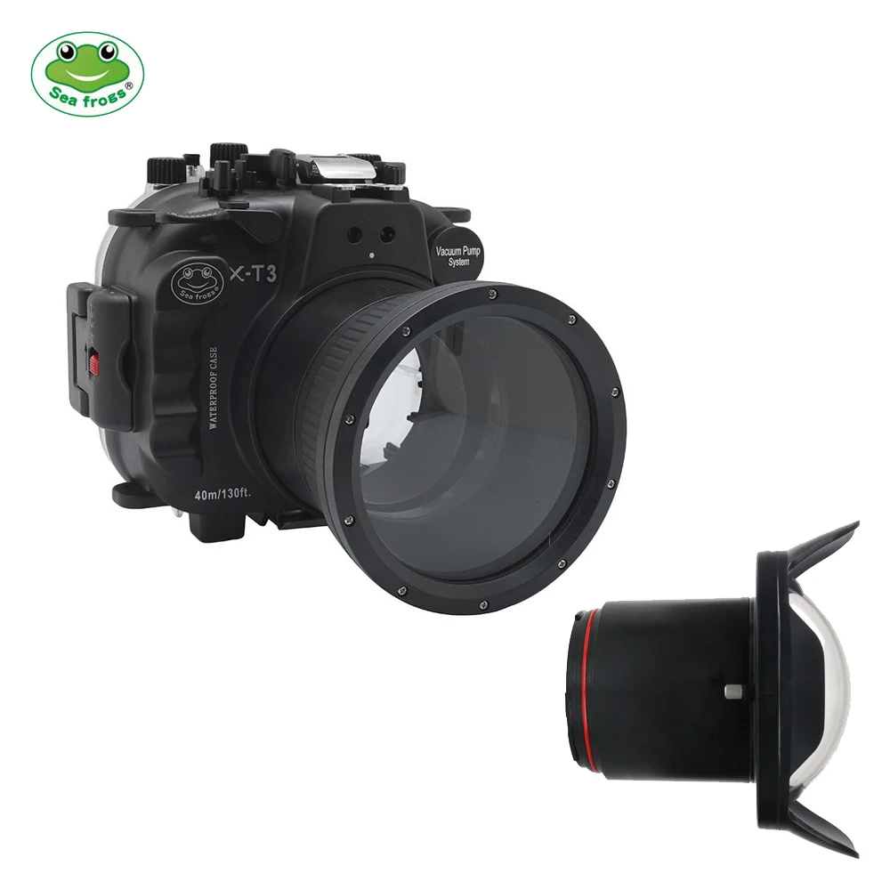 Чехол Seafrogs для подводной камеры на 40 м/130 футов чехол Fujifilm X T3 Fuji XT3 FP.1 (16 50/18 55 мм)