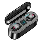 Беспроводные наушники Bluetooth V5.0 наушники с микрофоном спортивная водонепроницаемая гарнитура 2200 мАч зарядная коробка для Android IOS