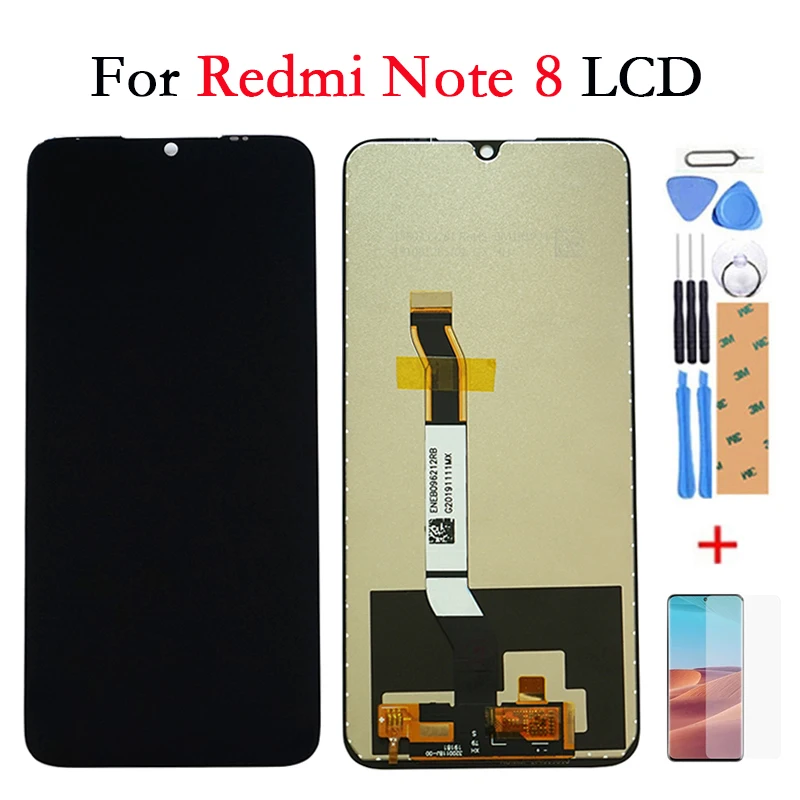 

100% тестирование 6,3 дюйма для Xiaomi Redmi Note 8 ЖК-дисплей сенсорный экран + рамка дигитайзер в сборе для note8 M1908C3JH M1908C3JG ЖК-дисплей
