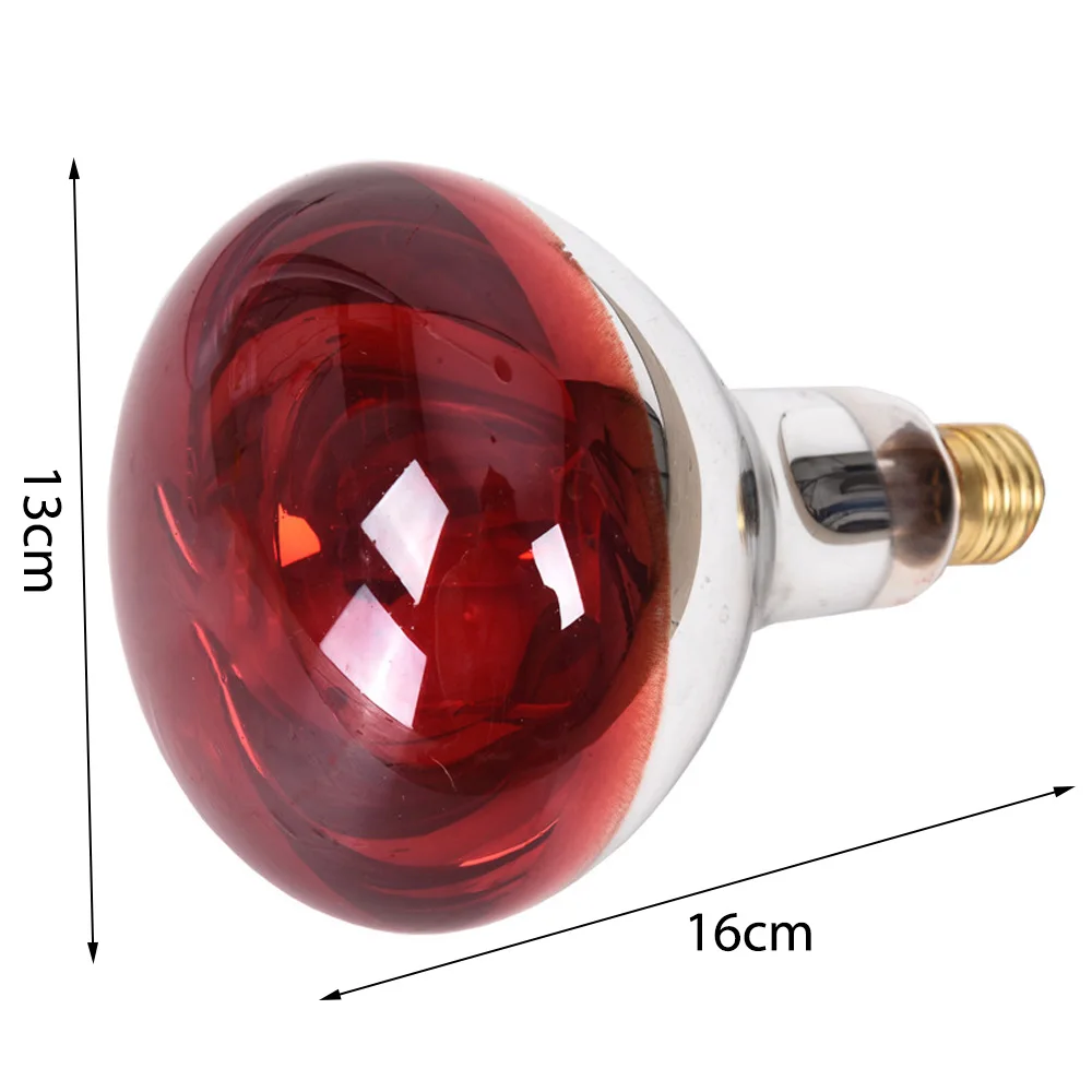 

275W Electromagnetic Wave Infrared Treatment Lamp Baking Electric Physiotherapy Electric Baking Lamp Red Light Bulb