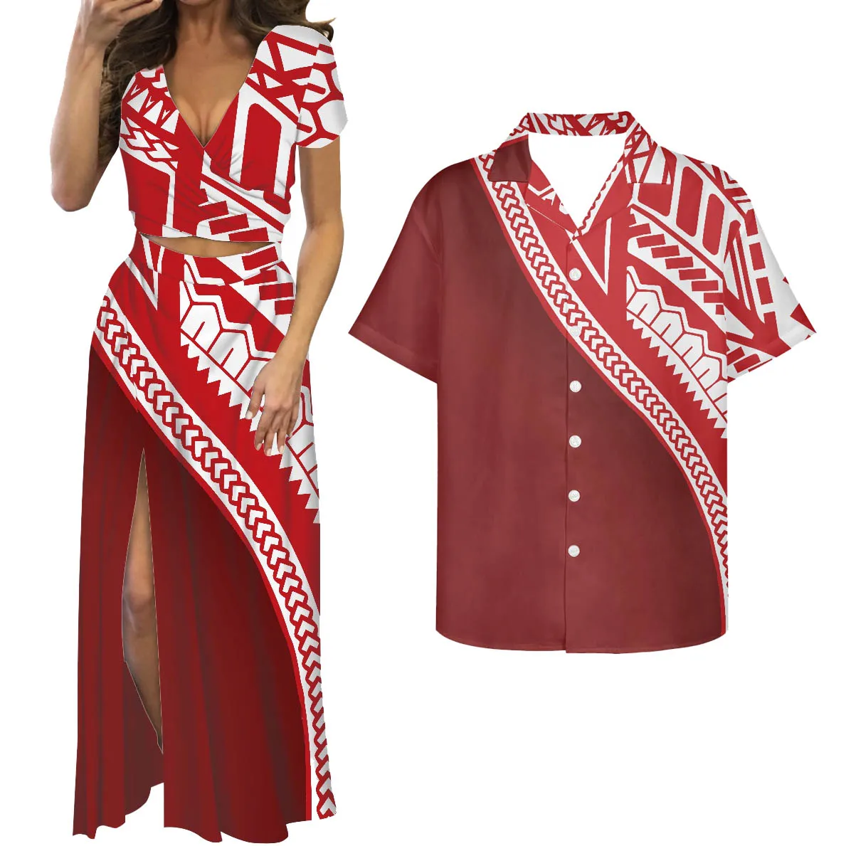 Новое поступление от HYCOOL длинная юбка с высокой талией и топ разрезом