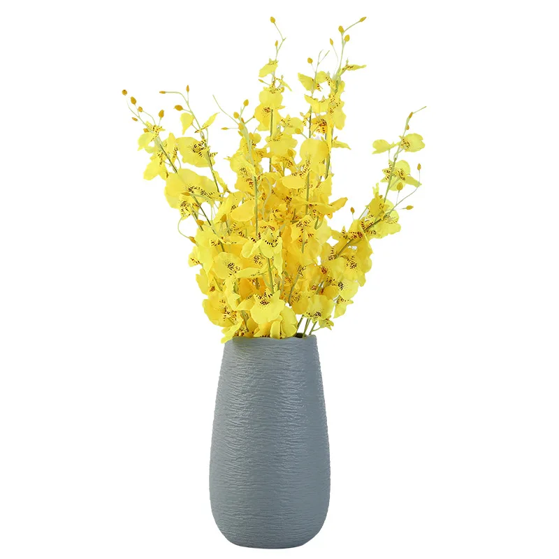 

Scandinavian creative simple ceramic vase home decorative ornaments living room soft decoration dried flowers floral arrangemen
