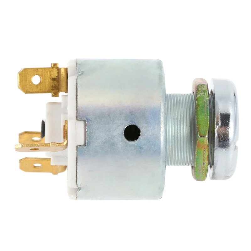 

Waterproof Ignition Key Starter Switch with 3 Position 5 Terminal 2 Keys for Cars, Motorcycles, Trailer