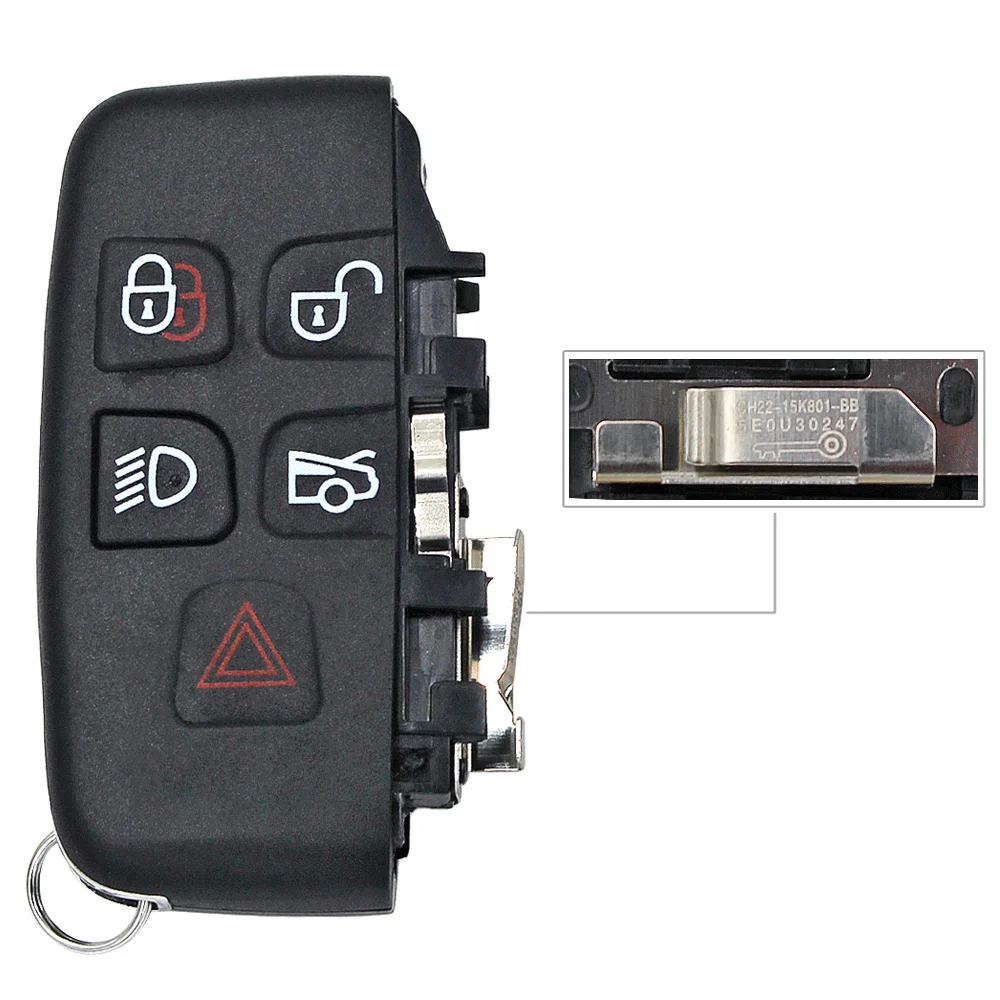 Высококачественный Новый чехол для дистанционного ключа Fob 5 кнопок Land Rover Range Sport