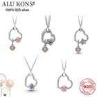 Женское ожерелье из серебра 2021 пробы, с кристаллами