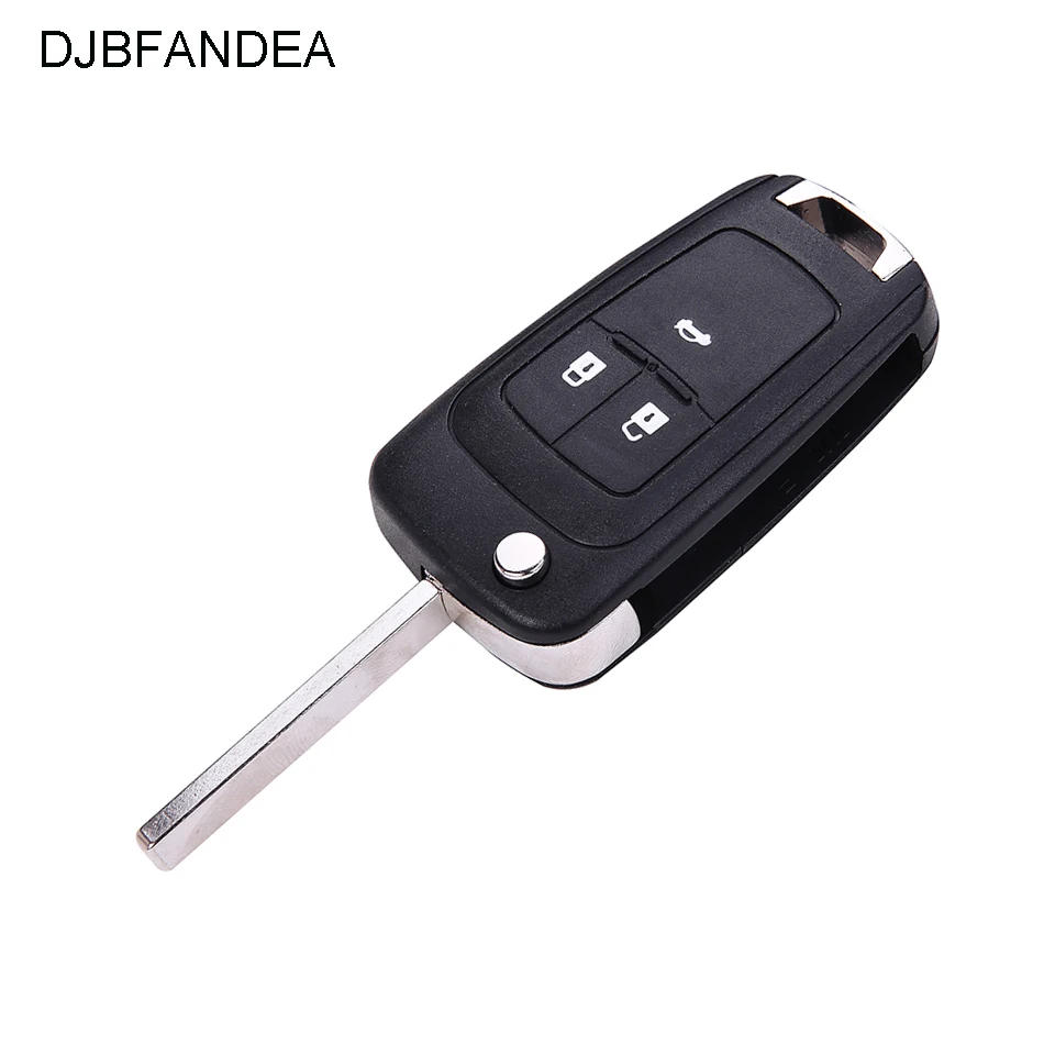 DJBFANDEA автомобильные аксессуары 3 кнопки откидной Чехол для дистанционного ключа