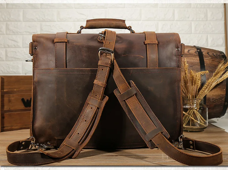 Рисунок 2 - Мужская Дорожная сумка из кожи Крейзи Хорс