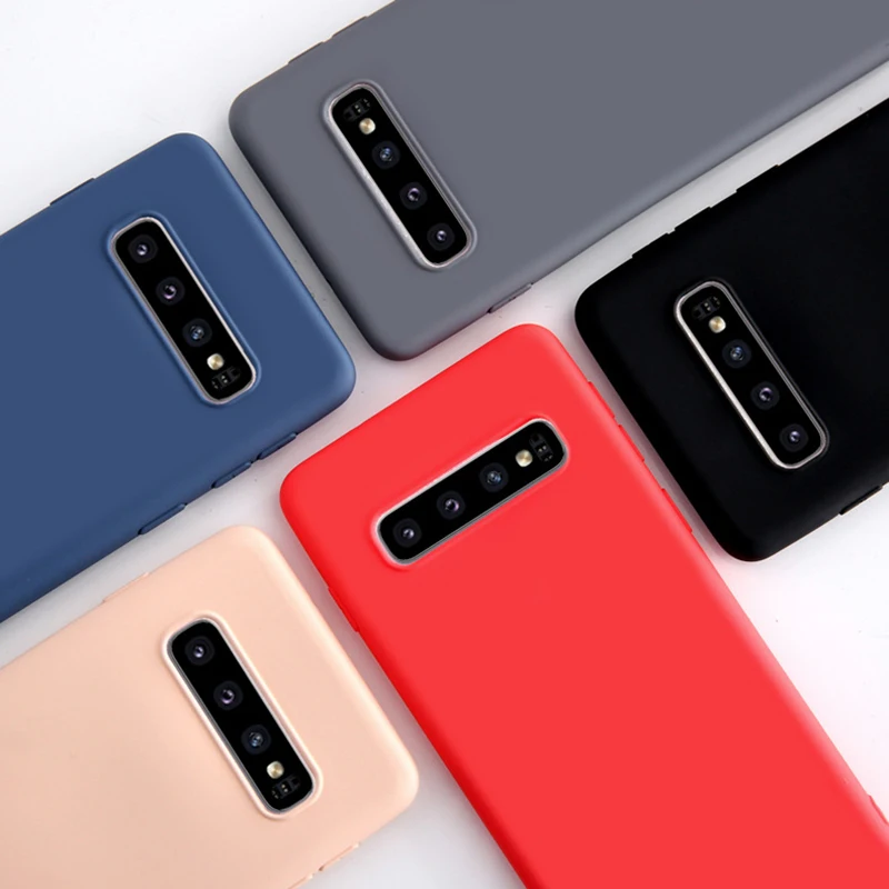 Жидкий силиконовый чехол для Samsung Galaxy S8 S9 S10 Plus S7 Edge Note 8 9 10 Pro A10 A20E A30 A40 A50 A60 A70 A80 M10 M20