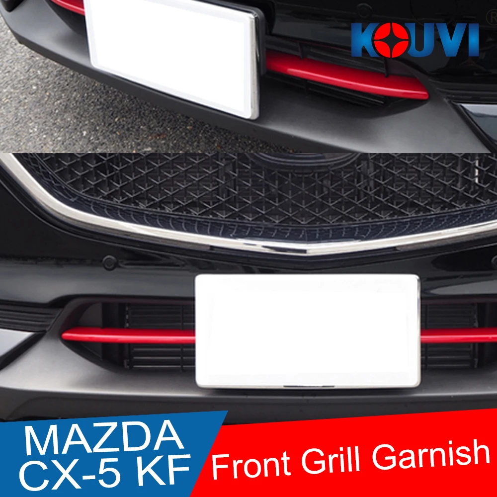 ABS Хромированная Отделка Передняя решетка гриль 2 шт. для Mazda CX 5 CX5 2017 2018 2019
