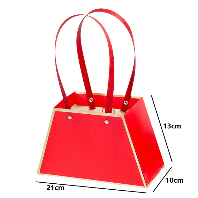 

Flower Packaging Bags Handbags Easter Baskets Paper Boxes for Packaging Communion Favors Party Birthday Florist Supplies