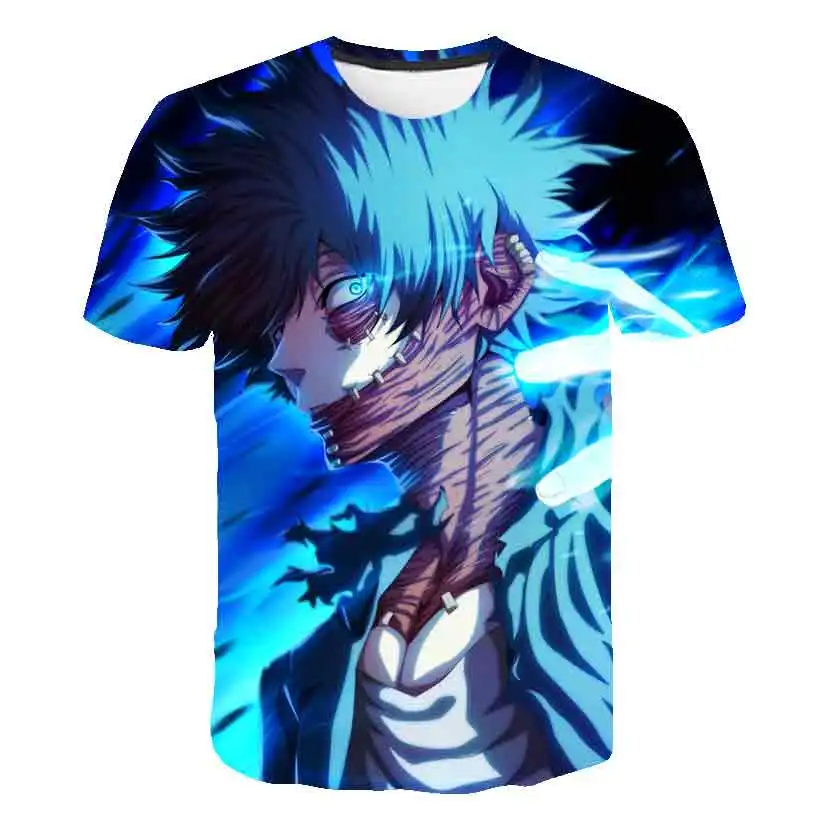 

My Hero Academia T Shirts New Men Women 3D Print Anime Boku No Hero Academia Tsuyu Unisex Short Sleeve T-shirt Hip Hop Tops