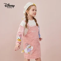 disney girls dress spring and autumn thin 2021 new suspender dress fashion baby all match princess dress cartoon