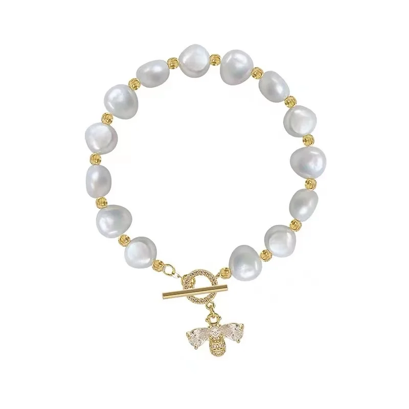 

Hot Fashion Freshwater Pearl Bracelet Korea Design For Lady Gift