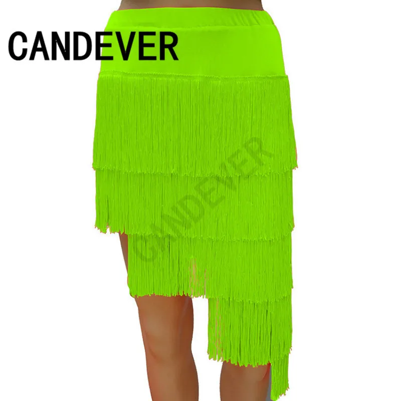 Женская юбка для латинских танцев сексуальный топ костюм самбы Танго с