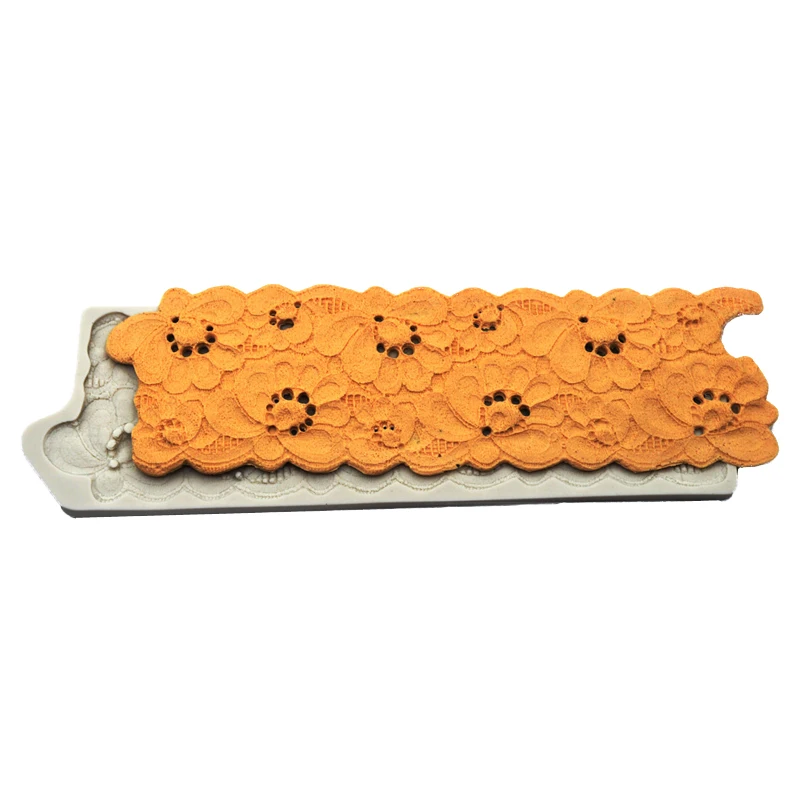 

Meibum Lace Ruffle Petal Cake Fondant Mold Silicone Molds Wedding Dessert GumPaste Sugar Craft Decorating Mould Baking Tools