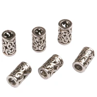 1pcs bead stainless steel large hole cylindrical pattern loose beads charms for jewelry making diyjewelry brecelet accessories