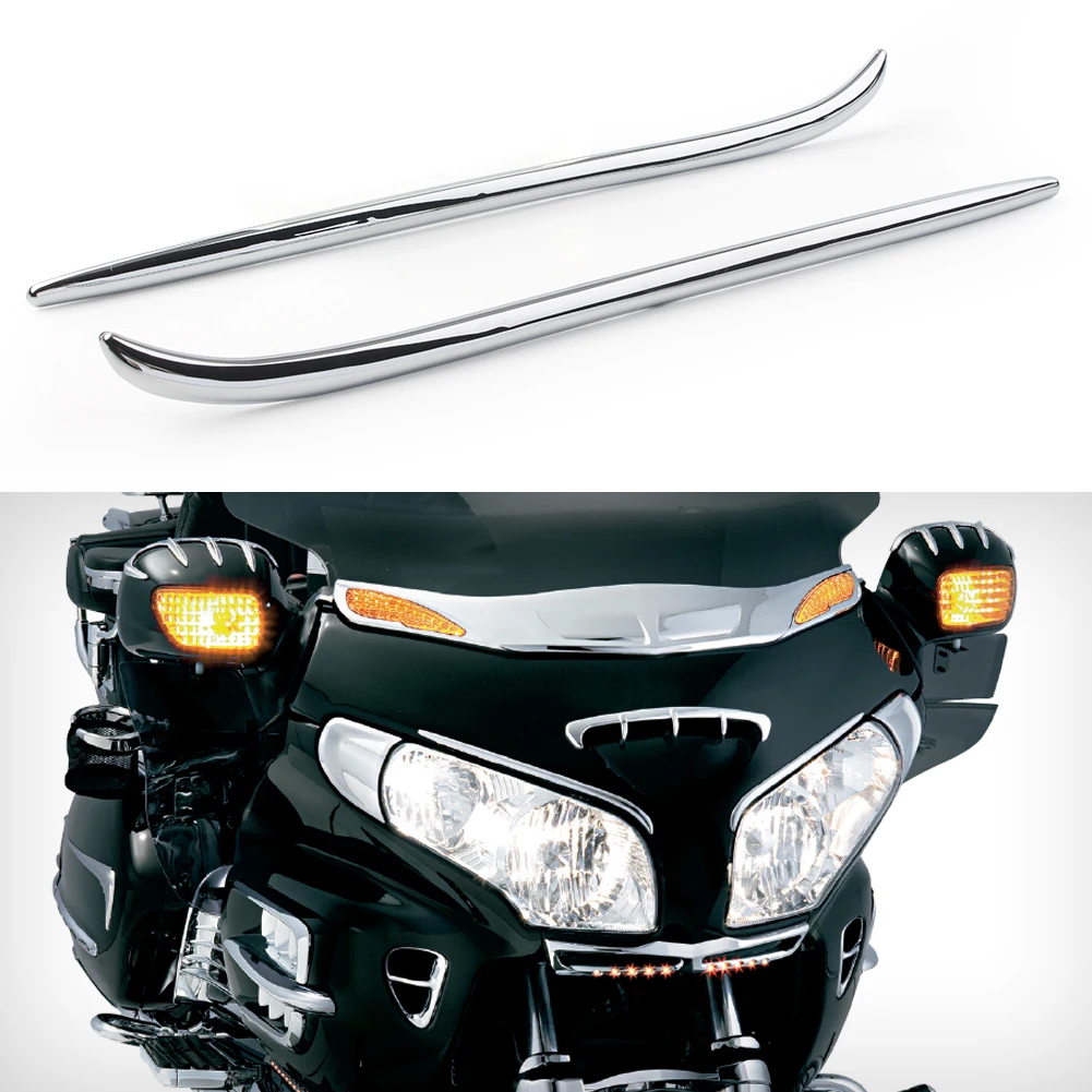 

Goldwing GL 1800 детали для украшения мотоцикла обтекатель брови отделка для Honda GL1800 2001 02 03 04 05 06 07 08 09 10 2011 хром