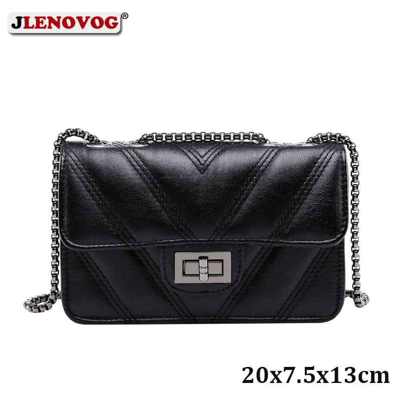 Мини Стеганая Кожаная сумка с двойным клапаном 2019 новые роскошные дизайнерские