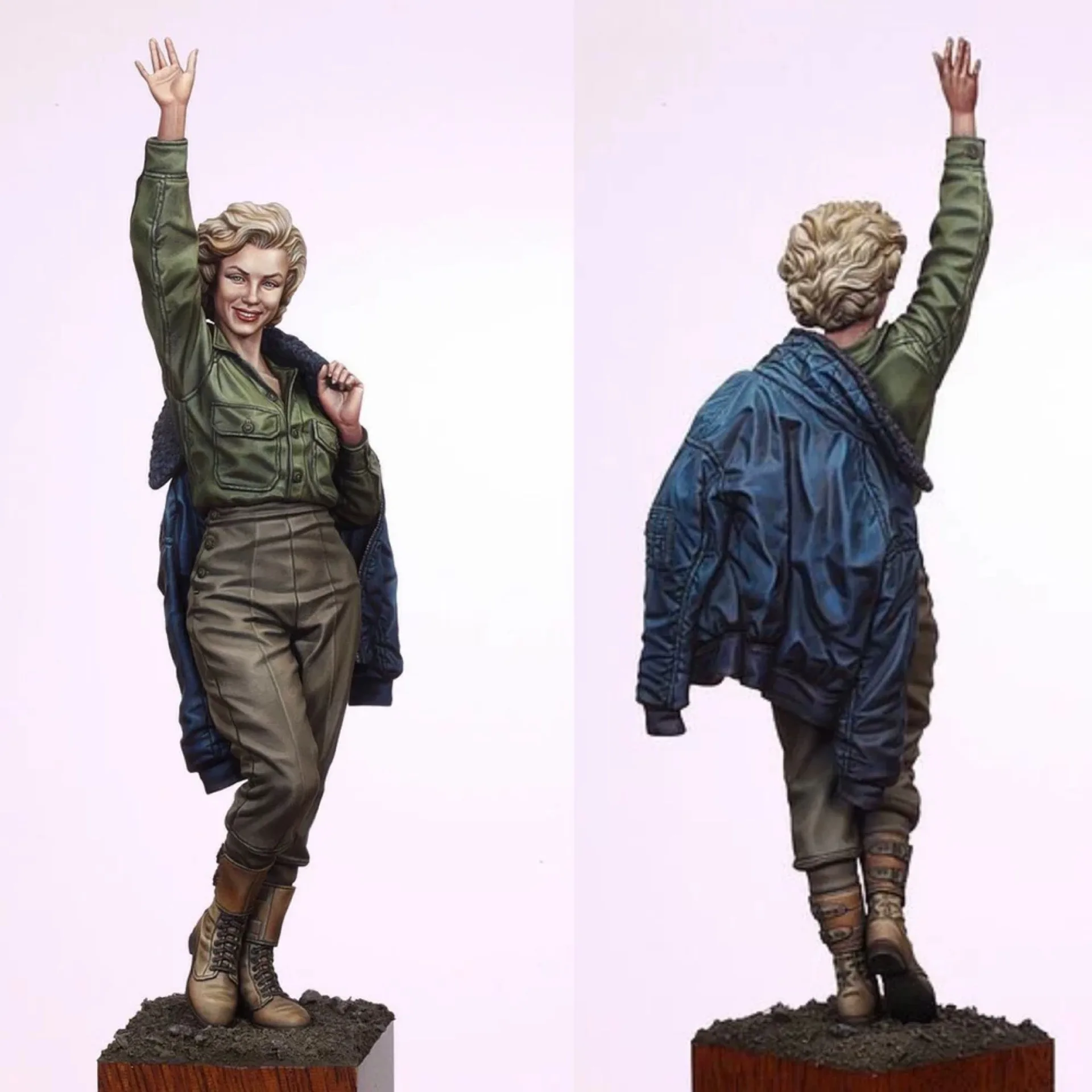 

1/16 фигурка модели из смолы GK, несобранный и Неокрашенный комплект