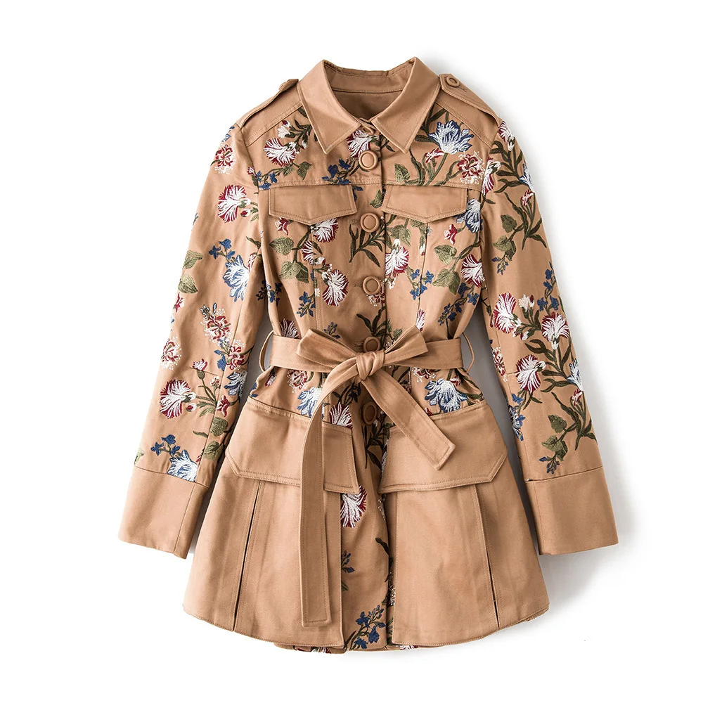 DEAT 2020 модная Новая ветровка с отложным воротником и принтом трендовая осенняя