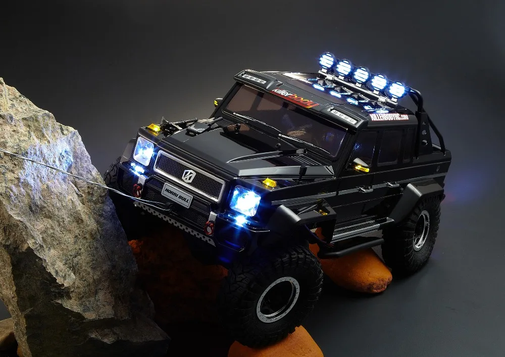 Killerbody 1:10 RC Гусеничный прозрачный/окрашенная версия автомобиля Horri-bull с колесной базой 313 подходит для осевого шасси