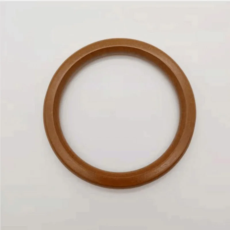 1 Pcs Wooden Rattan Bag Handle Replacement for DIY Making Purse Handbag Tote Round Shaped O Handles bags accessories | Багаж и сумки